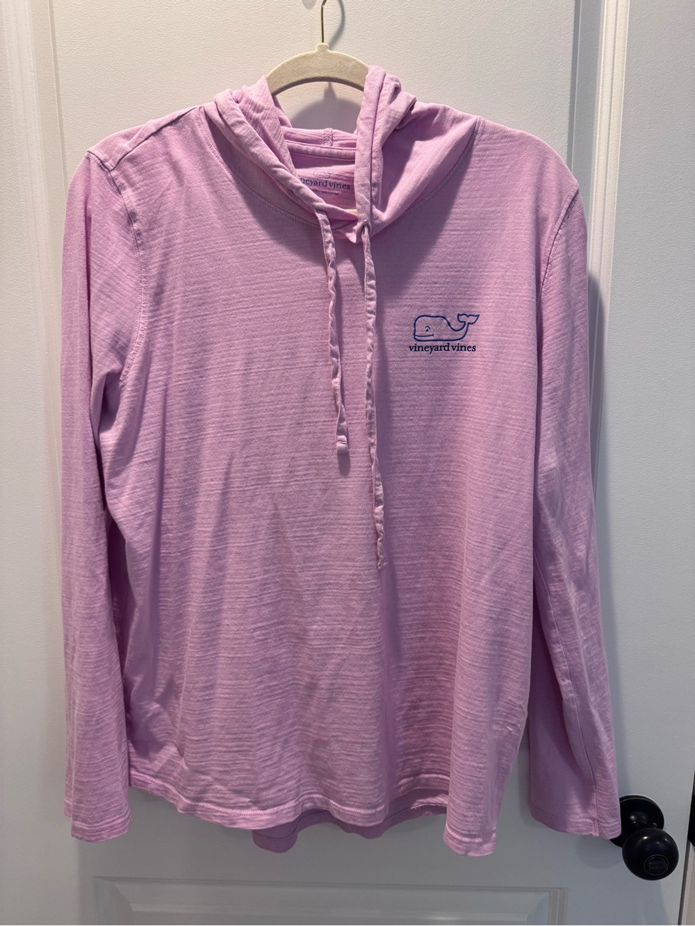 Vineyard Vines Light Pink Hooded Long-Sleeve Shirt
